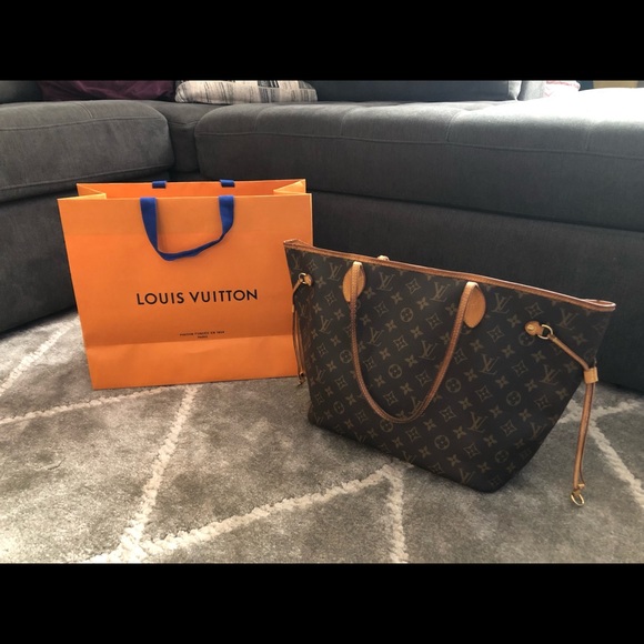 Authentic Louis Vuitton Neverfull MM Monogram Bag - Picture 1 of 16